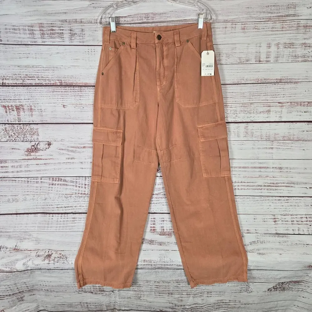 Billabong Walk Along Cargo Pants in Sunburnt Brown 27 Skater Earthy Granola NWT - Picture 3 of 14
